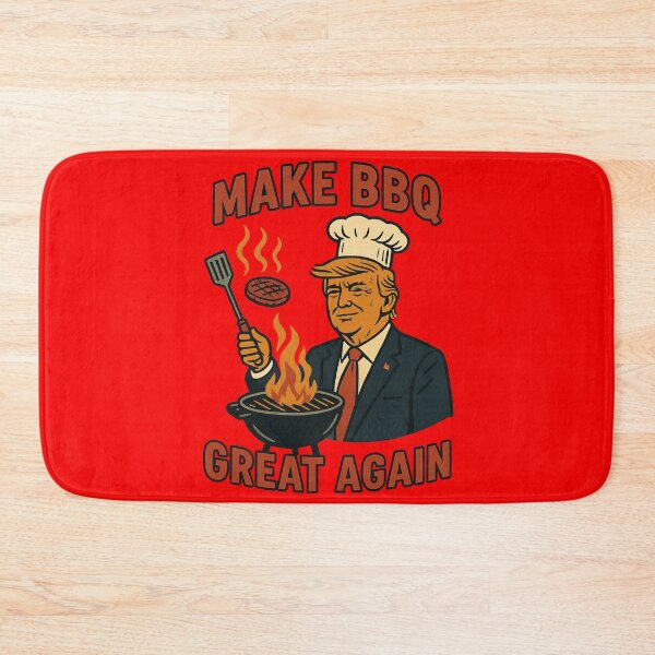 Item preview, Make BBQ Great Again Shirt | Funny Burger Grilling BBQ Parody Tee designed and sold by Smoke & Steel Co..