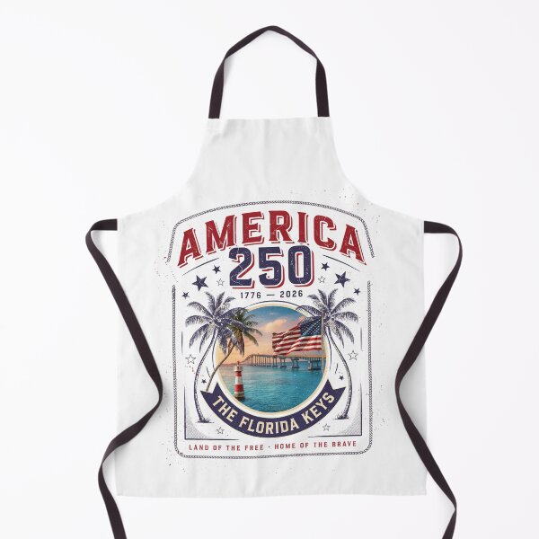 Item preview, America 250 Florida Keys T-Shirt | Palm Trees Bridge Patriotic 1776-2026 Tee v3 designed and sold by DarylWelsh2024.