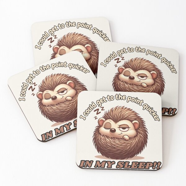Item preview, Impatient Hedgehog - Get To the Point designed and sold by Marlette LLC.
