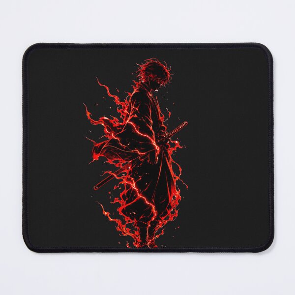Item preview, Flame Ronin – Blazing Samurai | Original Fire Warrior Design designed and sold by oatsupspace.