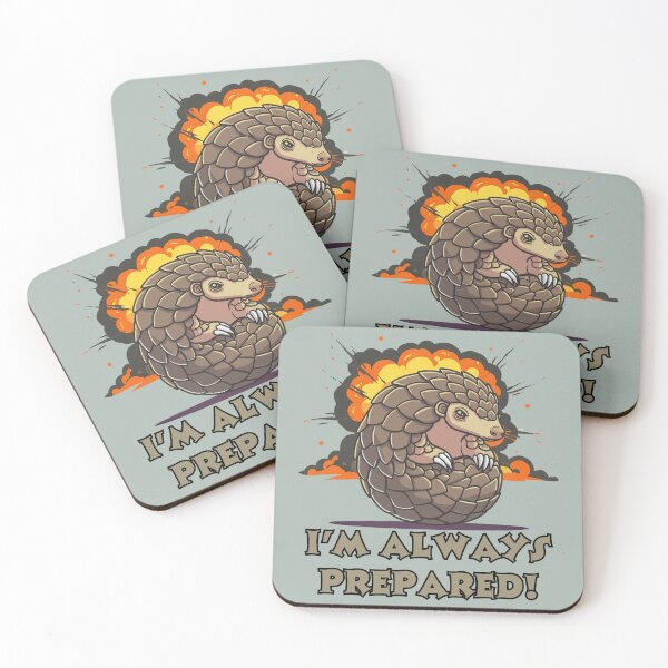Item preview, Prepper Pangolin - I'm Always Prepared designed and sold by Marlette LLC.