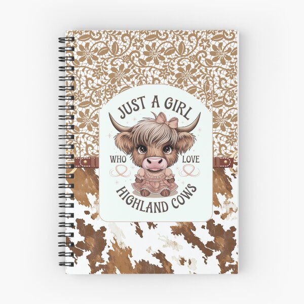 Item preview, Just a Girl Who Loves Highland Cows designed and sold by CroninCreations.