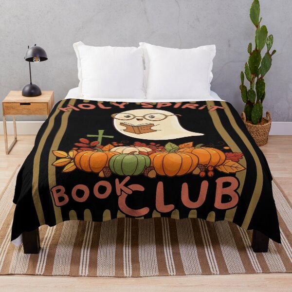 Item preview, Holy Spirit Book Club Booked for Fall Cute Ghost Reading Love Books Cozy Pumpkin Season Bookish designed and sold by Forevermore.