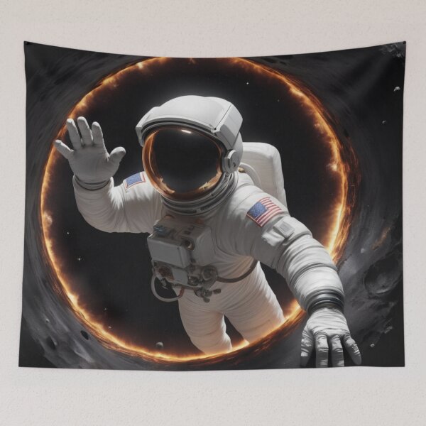 Item preview, Astronaut Climbing Out of Blackhole designed and sold by GenesisArtis.