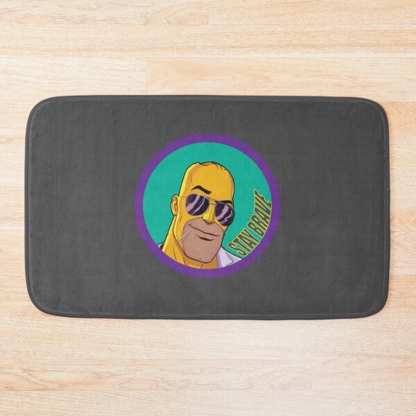 Item preview, Stay Brave Motivational Badge designed and sold by cortezbarronvv.