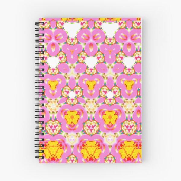 Item preview, STRAWBERRY SHORTCAKE SAMPLER! MANDALA NEO DAISY CHAIN Pink Yellow Psychedelic Groovy Party SACRED GEOMETRY MATH Fun Doodles College Dorm Decor designed and sold by Spinning Plates 360.