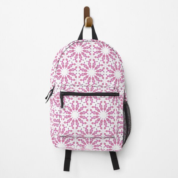 Item preview, SANTA TAKES A SNOWFLAKE DANDELION PUFF! MANDALA NEO DAISY CHAIN White Pink Rainbow Psychedelic Groovy Party SACRED GEOMETRY MATH Fun Doodles College Dorm Decor designed and sold by Spinning Plates 360.