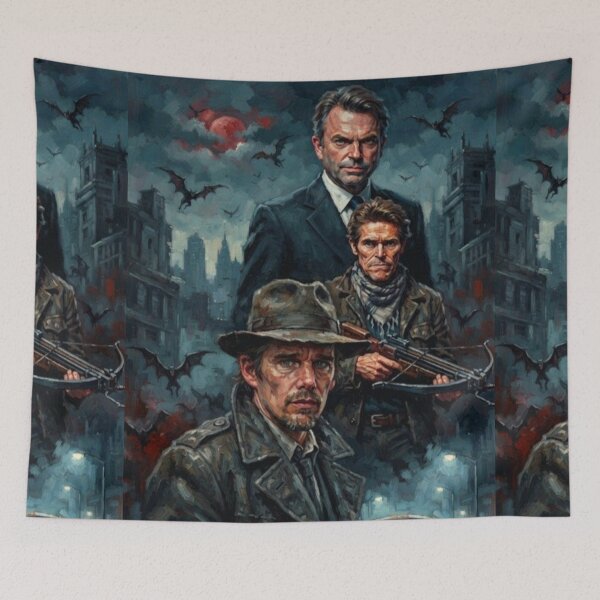 Item preview, Daybreakers Vampire Sci-Fi Fine Art Tribute designed and sold by Art's Diner.