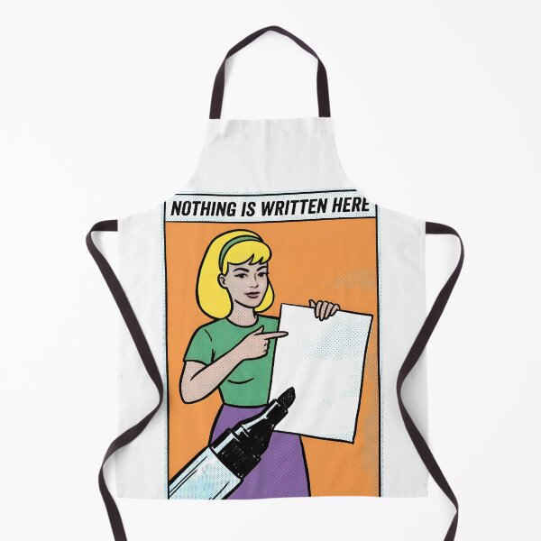 Item preview, Nothing Is Written Here Minimalist Comic Poster designed and sold by DuckOddity.