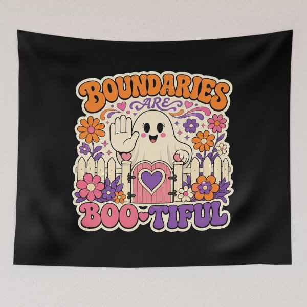 Item preview, Boundaries Are Boo-Tiful designed and sold by Sonic Nova Studios.