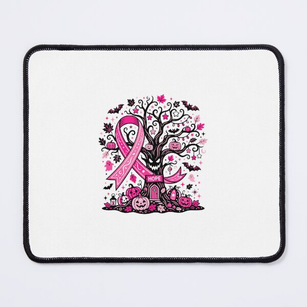 Item preview, Halloween breast cancer themed design.  designed and sold by TimesTwoAngela.