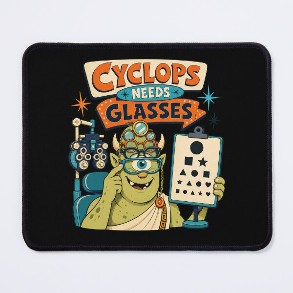 Item preview, Cyclops Needs Glasses designed and sold by Sonic Nova Studios.