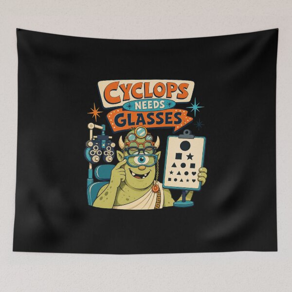 Item preview, Cyclops Needs Glasses designed and sold by Sonic Nova Studios.