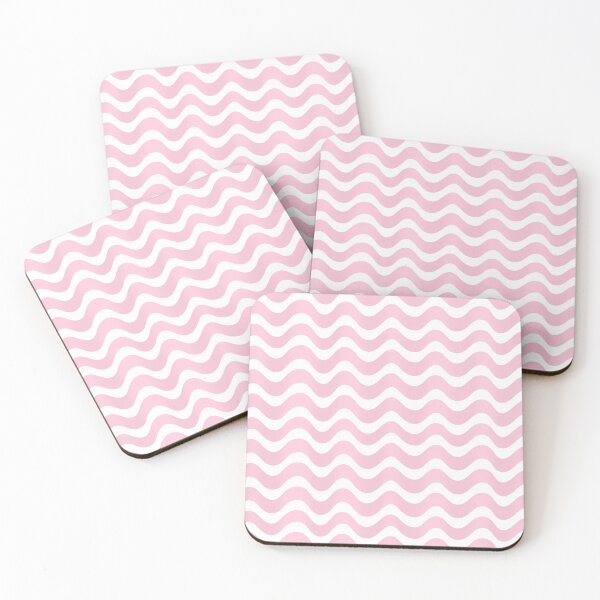 Item preview, Pink wave pattern  designed and sold by Pattern Petals.