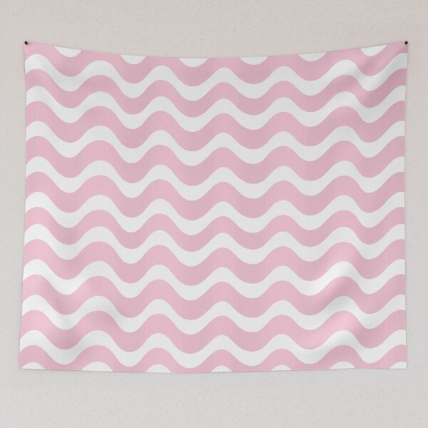 Item preview, Pink wave pattern  designed and sold by Pattern Petals.