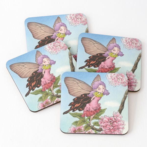 Item preview, May 9th birthday flower Prunus serrulata Fairy designed and sold by birthflower.