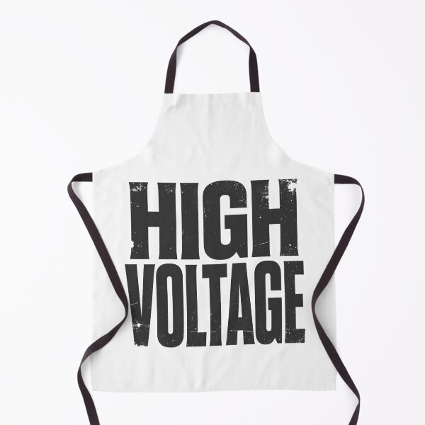 Item preview, HIGH VOLTAGE in Black Grungy Letters designed and sold by StudioDestruct.
