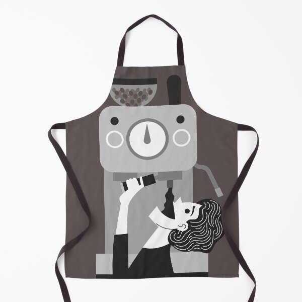 Item preview, coffee addicted man drinking espresso directly from a capsule coffee machine designed and sold by matintheworld ( delcarmat ).