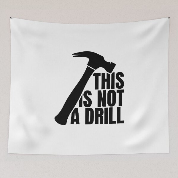 Item preview, This Is Not A Drill Dad Joke designed and sold by Dondonmart.