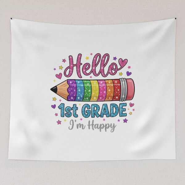 Item preview,  Hello ,Back to School  Funny First Day of School Outfit Gift for Girls Kids designed and sold by gear-posters.