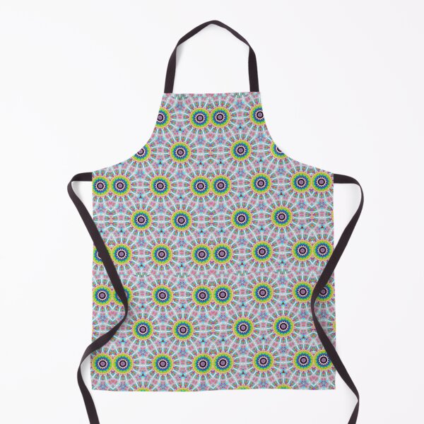 Item preview, RADIOACTIVE DANDELIONS! MANDALA NEO DAISY CHAIN White Rainbow Psychedelic Groovy Party SACRED GEOMETRY MATH Fun Doodles College Dorm Decor designed and sold by Spinning Plates 360.