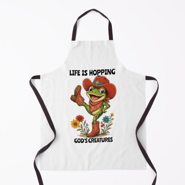 Item preview, Life Is Hopping Frog God's Creatures Cowboy Western Animal designed and sold by Rosie's Wildflower Boutique.