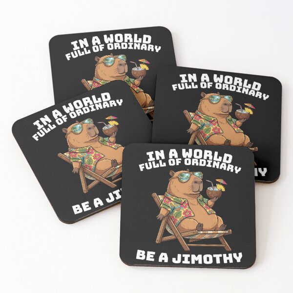 Item preview, In A World Full Of Ordinary Be A Jimothy Relaxed Capybara designed and sold by LeSoniPapaPrint.