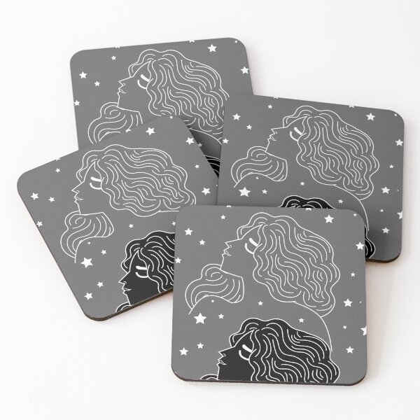 Item preview, woman experiencing an astral projection as her soul leaves her body toward the stars designed and sold by matintheworld ( delcarmat ).