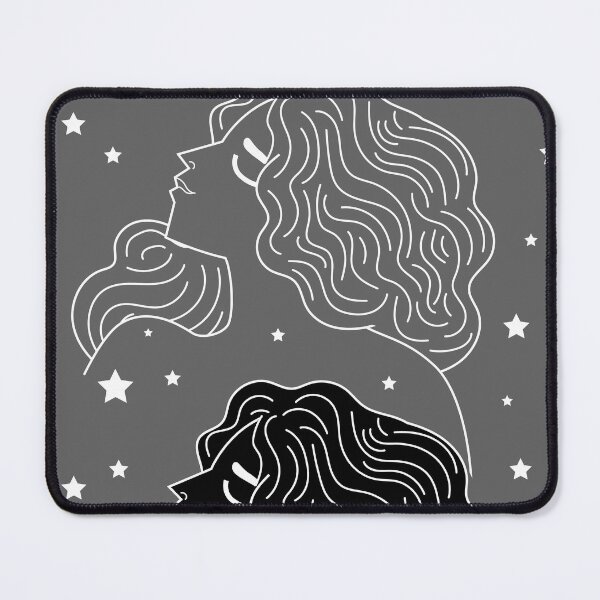 Item preview, woman experiencing an astral projection as her soul leaves her body toward the stars designed and sold by matintheworld ( delcarmat ).