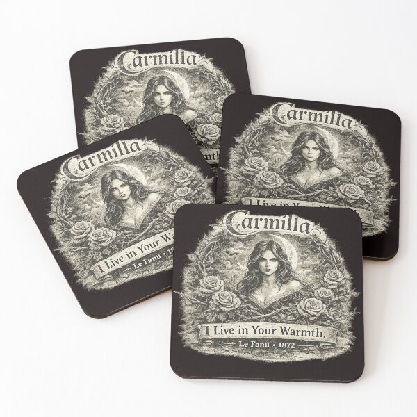 Item preview, Carmilla Vintage Gothic Literature Design – Le Fanu 1872 designed and sold by Artpicto.