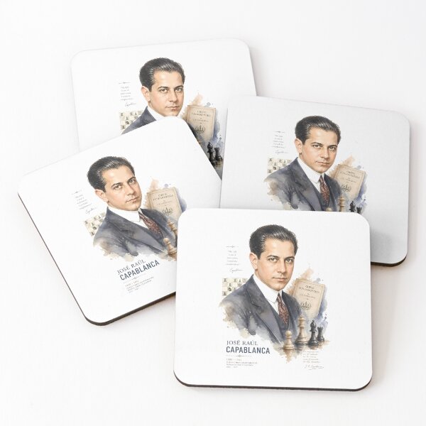 Item preview, José Raúl Capablanca designed and sold by Sarcastic designs.