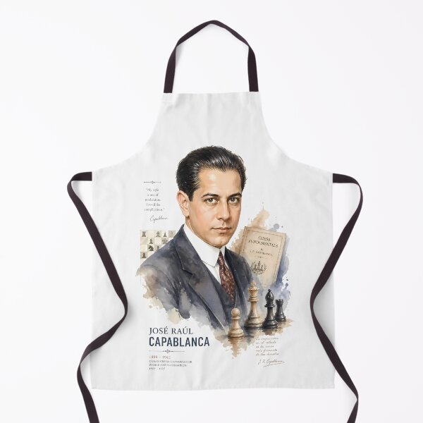 Item preview, José Raúl Capablanca designed and sold by Sarcastic designs.