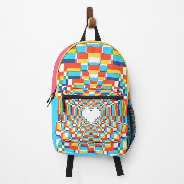 Item preview, Pixel Heart Kaleidoscope - soft CMYK 2 designed and sold by animinimal.
