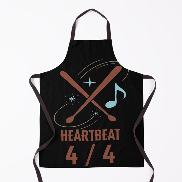 Item preview, HEARTBEAT 4/4 – Rhythm & Groove Drumsticks Design designed and sold by zoliartdesign.