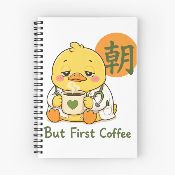 Item preview, Cute Coffee Doctor Duck – Kawaii Doctor But First Coffee Funny Doctor Gift designed and sold by QARVI.