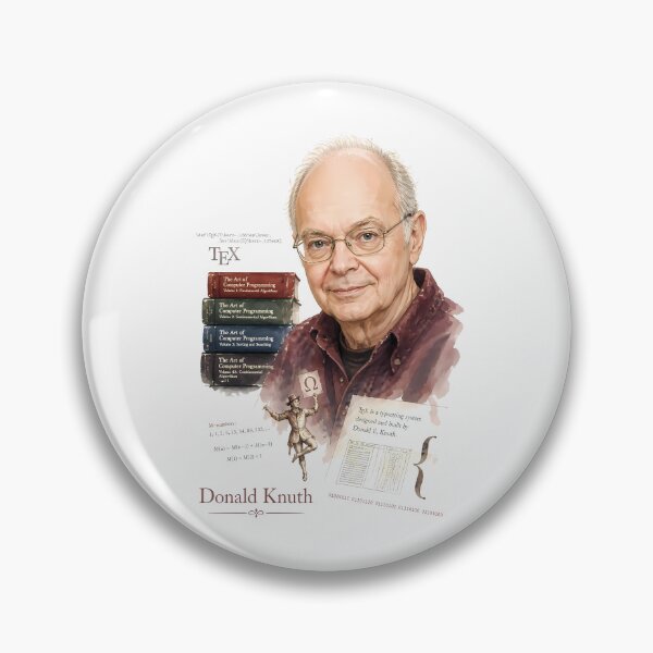 Aperçu de l'œuvre Donald Knuth créée et vendue par Sarcastic designs.