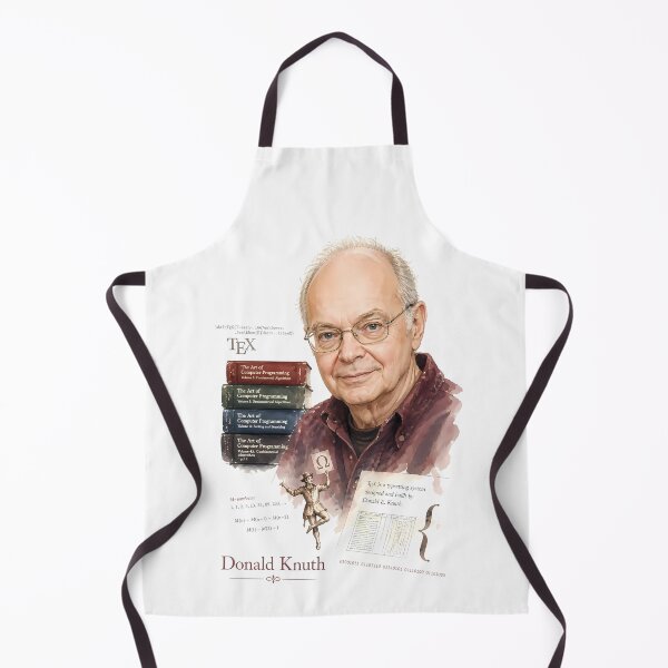 Item preview, Donald Knuth designed and sold by Sarcastic designs.