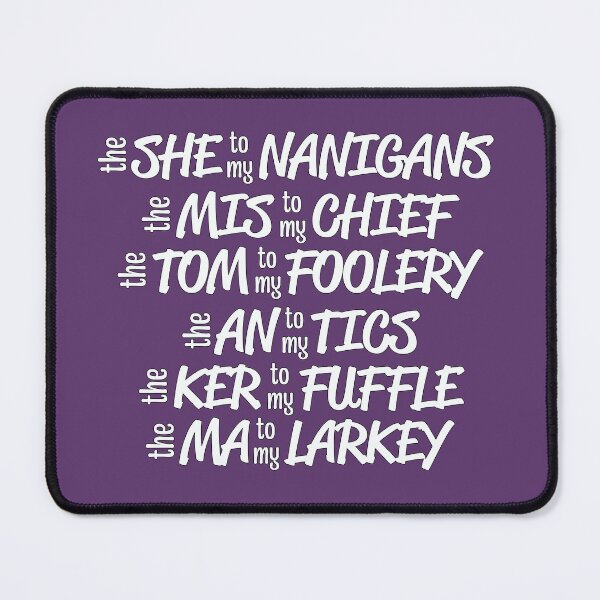 Item preview, She to my Nanigans - light designed and sold by TimeLady's Closet.