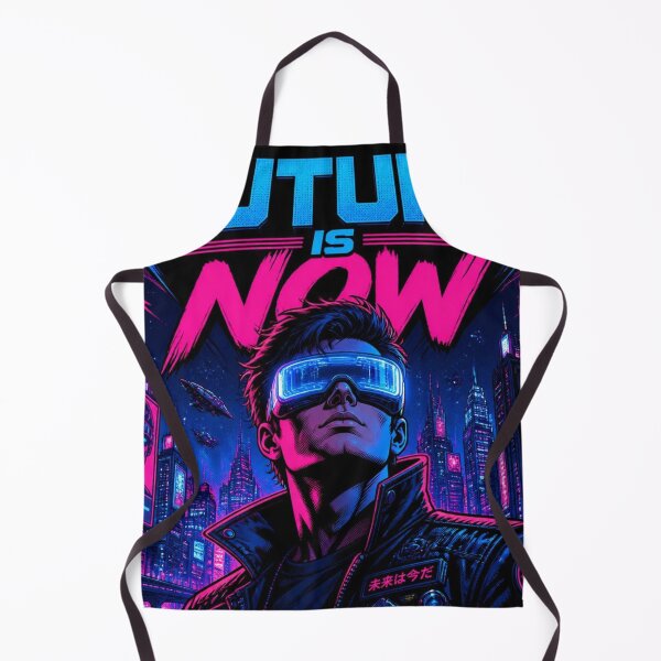 Item preview, Future Is Now Cyberpunk Comic Book Pop Art Poster designed and sold by DesignEpic22.
