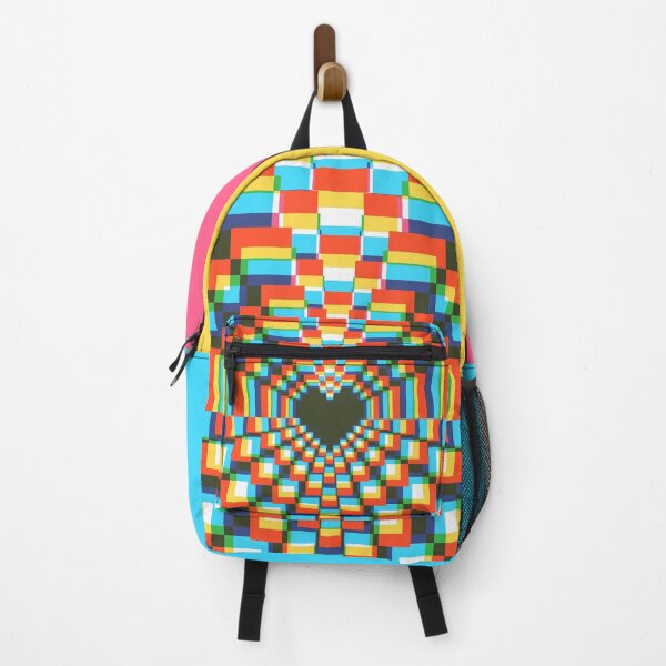Item preview, Dark Pixel Heart Kaleidoscope - soft CMYK 2 designed and sold by animinimal.