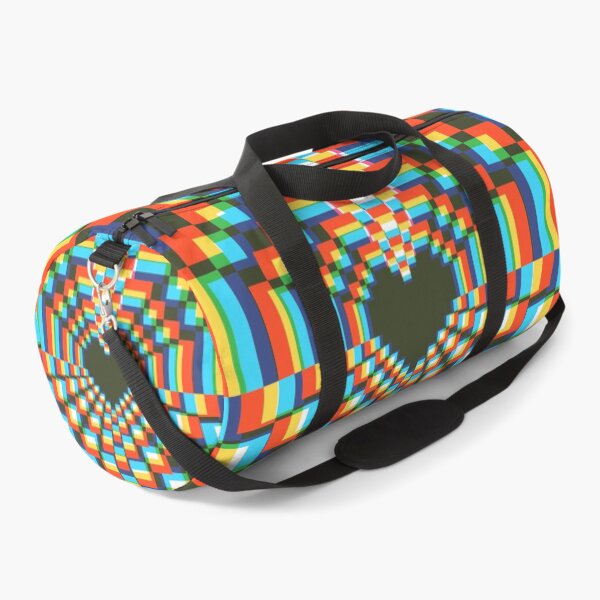 Item preview, Dark Pixel Heart Kaleidoscope - soft CMYK 2 designed and sold by animinimal.