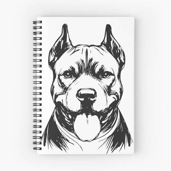 Item preview, Pit Bull with Cropped Ears – Strong, Loyal, Loved designed and sold by pixiedustpaint.
