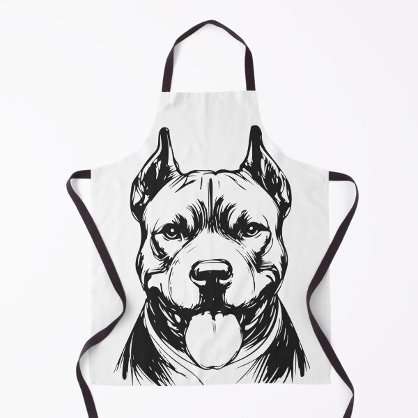 Item preview, Pit Bull with Cropped Ears – Strong, Loyal, Loved designed and sold by pixiedustpaint.