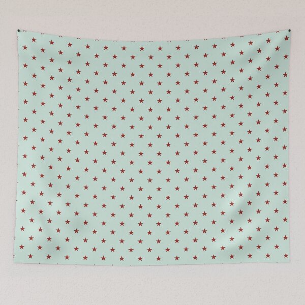 Item preview, Christmas Red and Sage Green | Cute Starry Pattern for Girls | Minimalist Red Stars Pattern | Preppy Sage Green and Maroon Stars | Soft Sage Green Aesthetic Stars designed and sold by VivaFy.