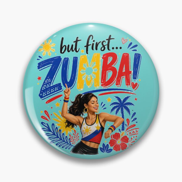 Item preview, But First Zumba - Filipino Dance Fitness Shirt  designed and sold by FlipFlopTeesCo.