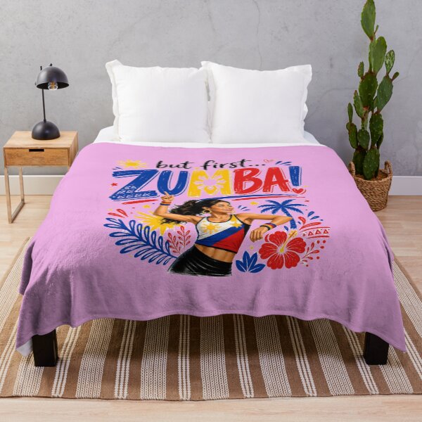 Item preview, But First Zumba - Filipino Dance Fitness Shirt designed and sold by FlipFlopTeesCo.