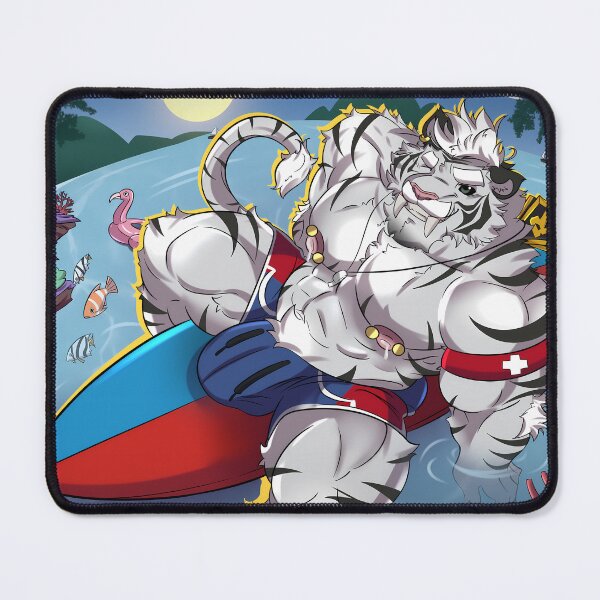 Item preview, Need Saving~? - Lifeguard Tiberius SFW Paladins Gay Furry Bara designed and sold by Dorksy.