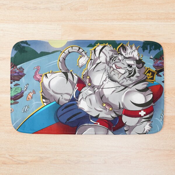 Item preview, Need Saving~? - Lifeguard Tiberius SFW Paladins Gay Furry Bara  designed and sold by Dorksy.