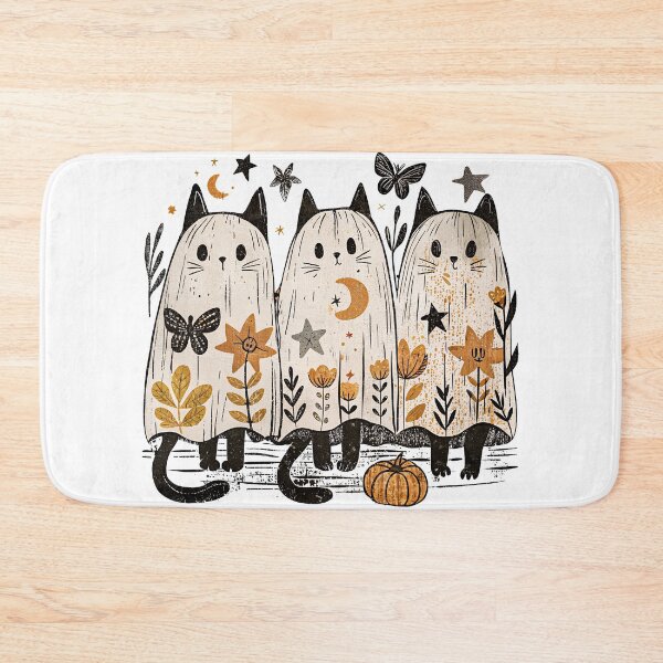 Item preview, Spooky kitties designed and sold by TimesTwoAngela.