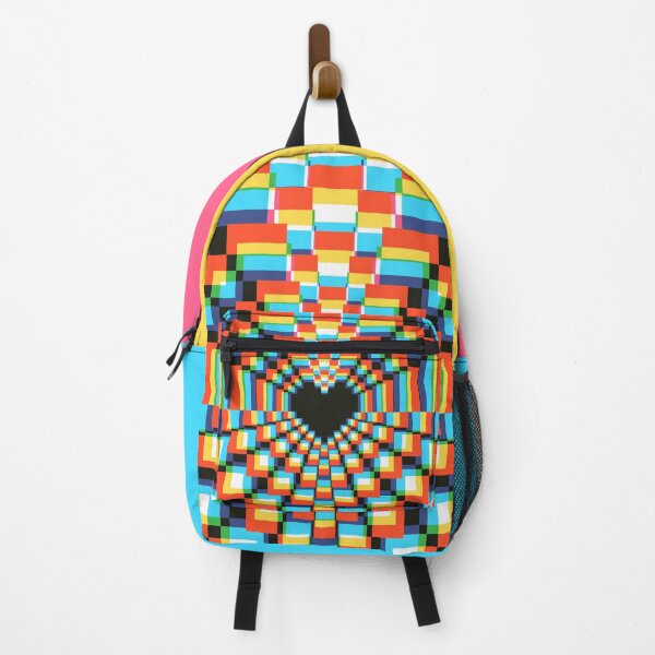 Item preview, Darkest Pixel Heart Kaleidoscope - soft CMYK 2 designed and sold by animinimal.
